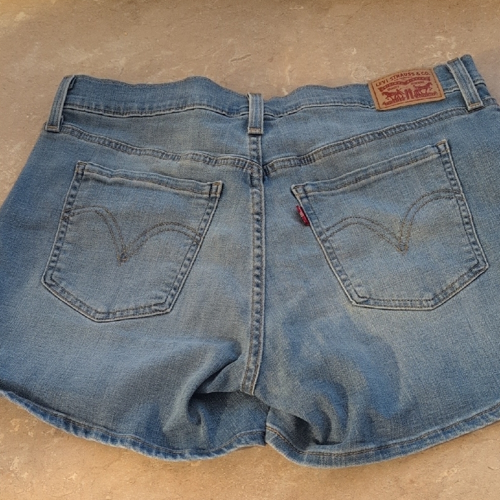 Levi's Women's Blue Denim Shorts